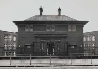 View of Janitor's house from W