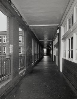 View of covered external walkway