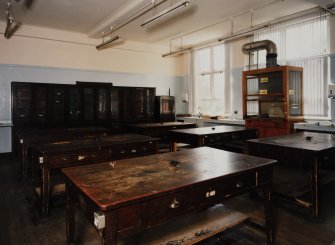 View of science laboratory