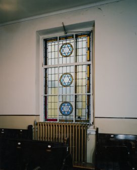 Interior. SW wall. Detail of window