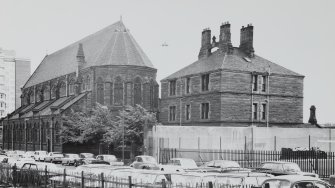 Glasgow, 55 North Street, St Patrick's R. C. Church.
General view of Church & Presytery from North-West.