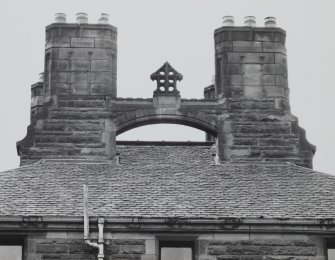 Glasgow, 55 North Street, St Patrick's R. C. Church.
Detail of chimneys on Presbytery.