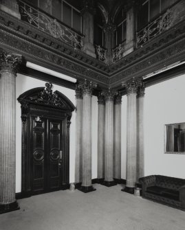 Glasgow, 22 Park Circus, interior
View of drawing room door on first floor from South-East.
