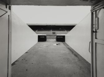 View of players' tunnel from SW.