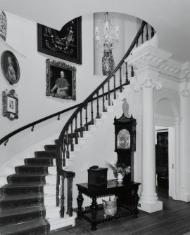 Ground floor, staircase, interior view from south east