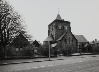 Glasgow, 2 Queen Victoria Drive, Scotstoun West Church.
General view from North-West.