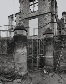 View from SW of former Manager's House, at NE side of distillery