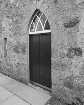 North wall, Gothic doorway, detail