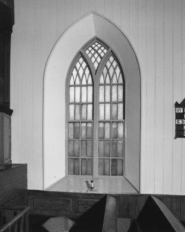 Interior, Gothic window, detail