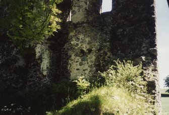 General view of inner face of SE wall of tower





