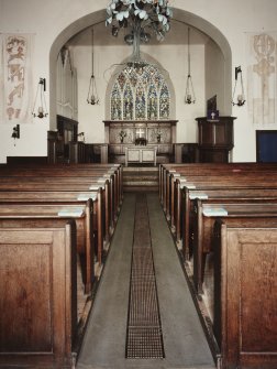 Chapel of Garioch Parish Church: general view of interior from ground level

