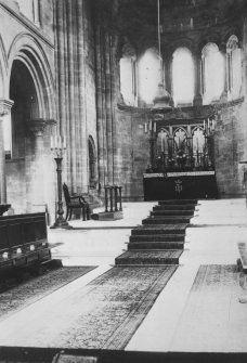 Interior. Chapel, showing view of altar.