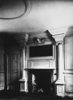 Interior.
View of bedroom chimney piece, first floor of wing.