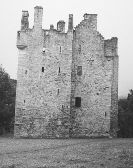 Harthill Castle. View from NW.