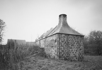 General view of mill from NE, showing kiln occupying N end of building