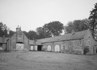 View from SSW of SE and central parts of the steading.