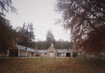 General view of S side of steading from SE.