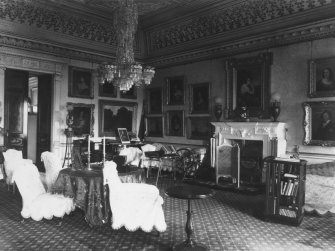 Interior. Middle east front. View of the drawing room from S.