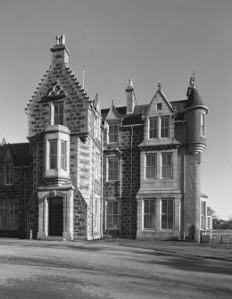 New house of Glack, South West front, view from South South West