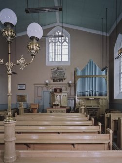 Interior.
View from SW towards the pulpit.