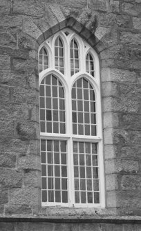 Detail of clear glazed window.