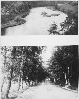 View of river and avenue.