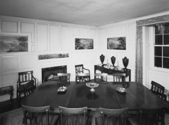 Interior.
View of room containing paintings by Norie from W.