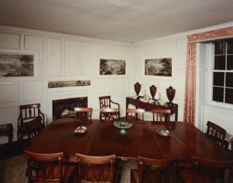 Interior.
View of room containing paintings by Norie from W.