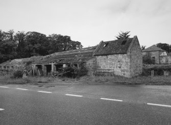 General view from E of SE cart shed.