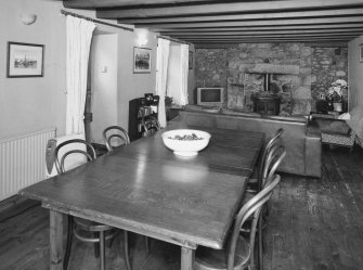 Interior. View of cottage sitting room