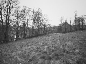 View through trees from S.