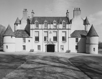 Leith Hall, exterior.  View from West