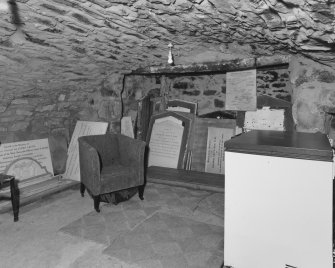 Leith Hall, interior.  Ground floor. Store (East): view from West