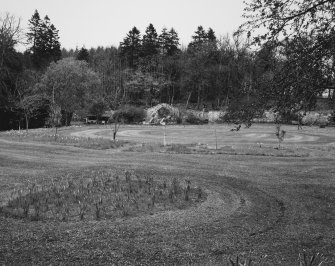 Leith Hall.  Walled garden: view from South