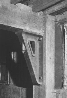 Detail of bracket on ground floor of granary.