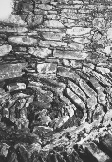 Terpersie Castle. Interior.
View of vault in basement of SE tower.