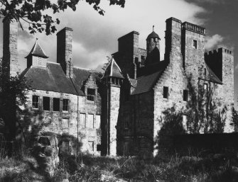 Aboyne Castle.
General view from North West.