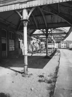 Canopied platform from South-West.