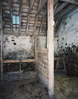 Interior: Stable, view from W