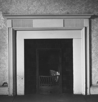 Interior.
View of chimney-piece in ground floor room (no.23 on plan by James Anderson).