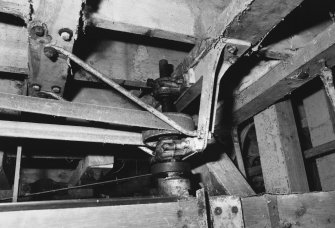Detail of belt-pulley in mill.