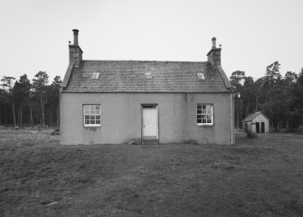 Cottage to west of main building, view from east