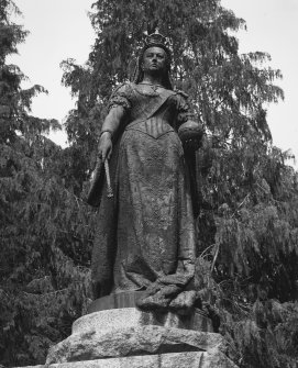 View of statue from south west