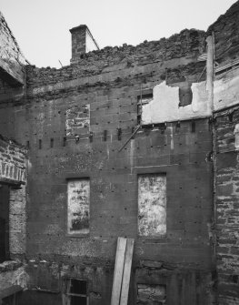 Interior, drawing room.
View showing North wall of South wing, South wall.