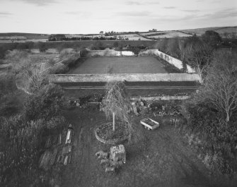 Walled garden.
View from South.