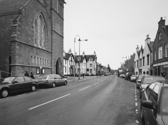 General view of High Street (showing hotel), view from West South West