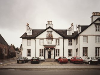 View of entrance front from South