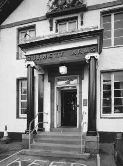 Main South entrance portico, detail