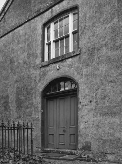 Detail of E entrance door