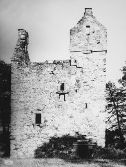 Knock Castle. General view from NW.